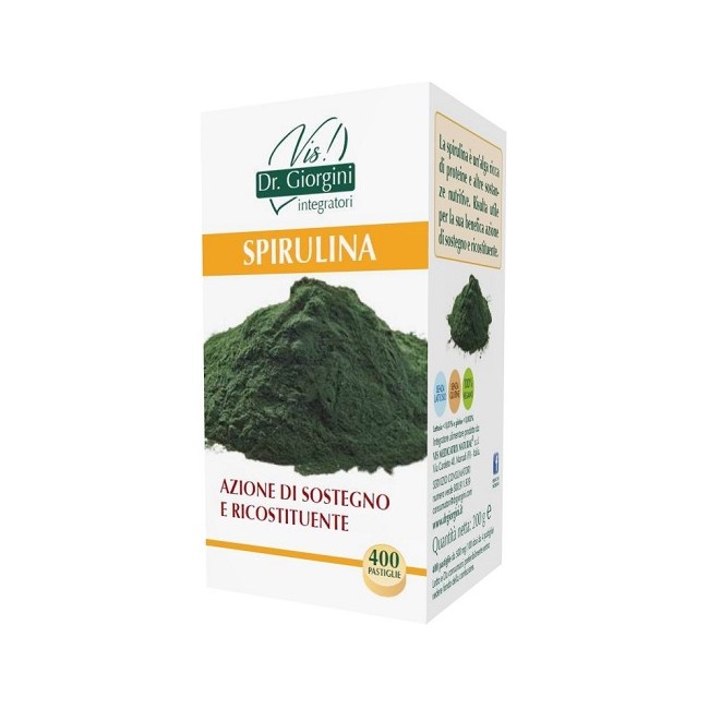 SPIRULINA 400 PASTIGLIE SPIRULINA 400 PASTIGLIE