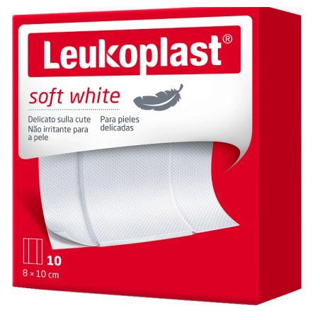 LEUKOPLAST SOFT WHITE 100 X 8 CM 10 PEZZI LEUKOPLAST SOFT WHITE 100 X 8 CM 10 PEZZI