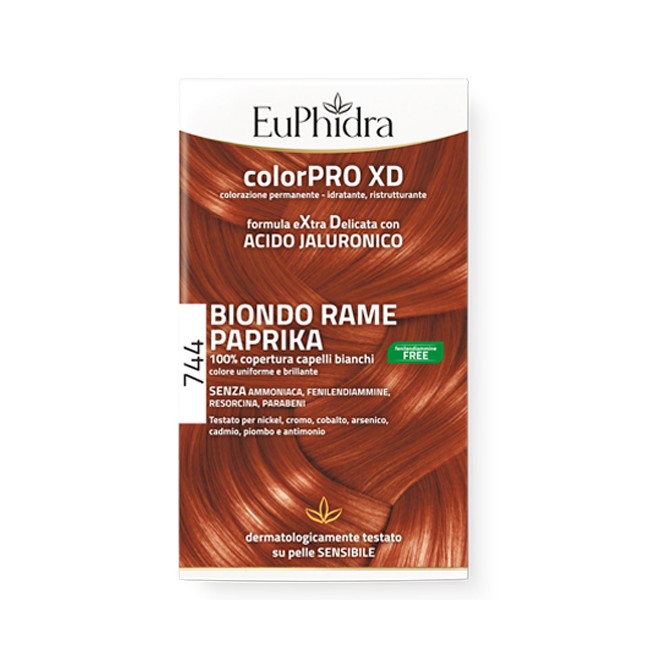 EUPHIDRA COLORPRO GEL COLORANTE CAPELLI XD 744 PAPRIKA 50 ML IN FLACONE + ATTIVANTE + BALSAMO + GUANTI EUPHIDRA COLORPRO GEL COLORANTE CAPELLI XD 744 PAPRIKA 50 ML IN FLACONE + ATTIVANTE + BALSAMO + GUANTI