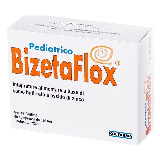 BIZETAFLOX PEDIATRICO 60 COMPRESSE BIZETAFLOX PEDIATRICO 60 COMPRESSE