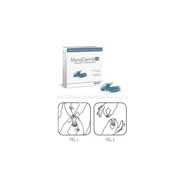 MONODERMA' ET10 VITAMINA E 10% TOCOTRIENOLI 0,3% 20 CAPSULE MONODOSE USO ESTERNO 0,9 ML