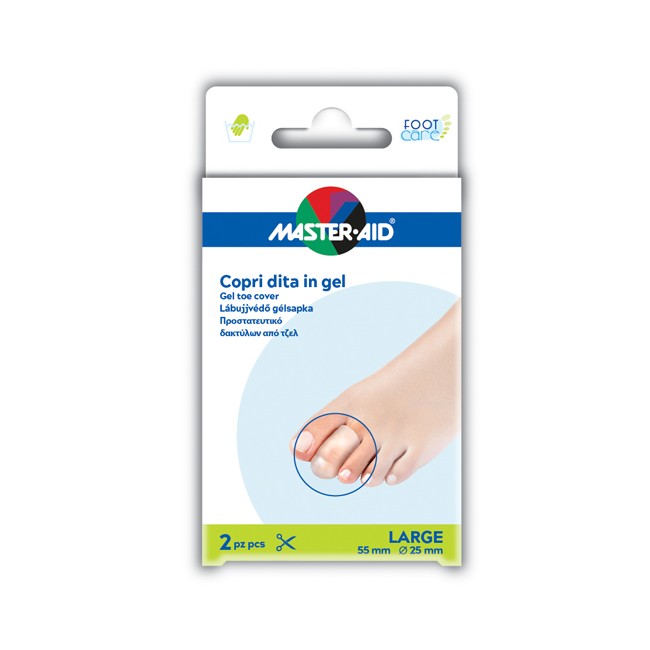 COPRI DITA MASTER-AID FOOTCARE IN GEL LARGE 2 PEZZI C2 COPRI DITA MASTER-AID FOOTCARE IN GEL LARGE 2 PEZZI C2