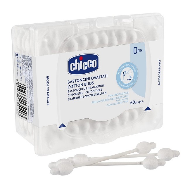 Chicco Bastoncini Cotonati 60 Pezzi