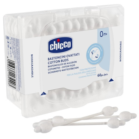 Chicco Bastoncini Cotonati 60 Pezzi