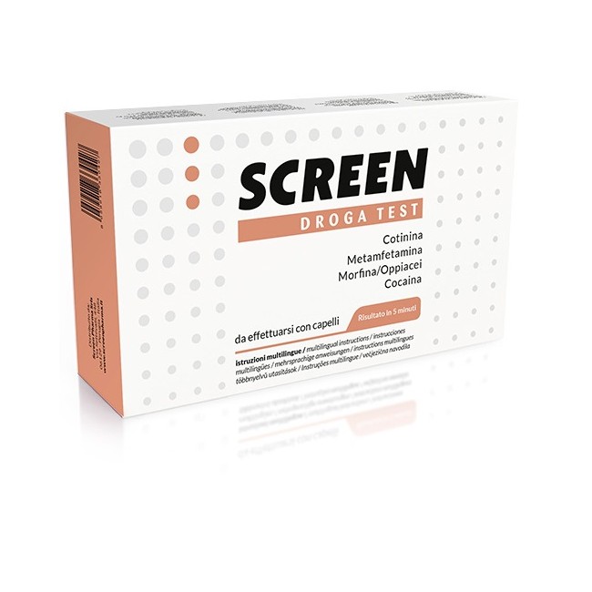SCREEN DROGA TEST 4 SOSTANZE TRAMITE CAPELLI SCREEN DROGA TEST 4 SOSTANZE TRAMITE CAPELLI