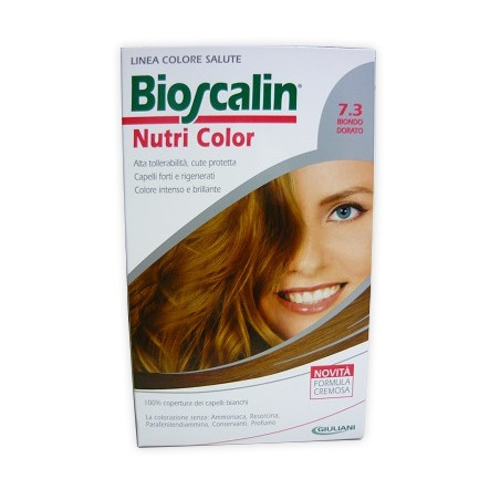 BIOSCALIN NUTRI COLOR 7,3 BIONDO DORATO SINCROB 124 ML BIOSCALIN NUTRI COLOR 7,3 BIONDO DORATO SINCROB 124 ML