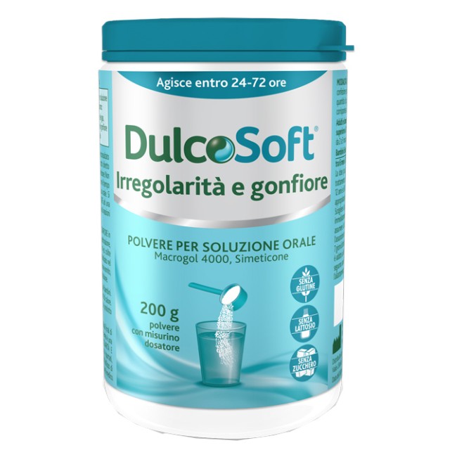 DULCOSOFT IRREGOLARITA' E GONFIORE POLVERE SOLUBILE 200 G DULCOSOFT IRREGOLARITA' E GONFIORE POLVERE SOLUBILE 200 G