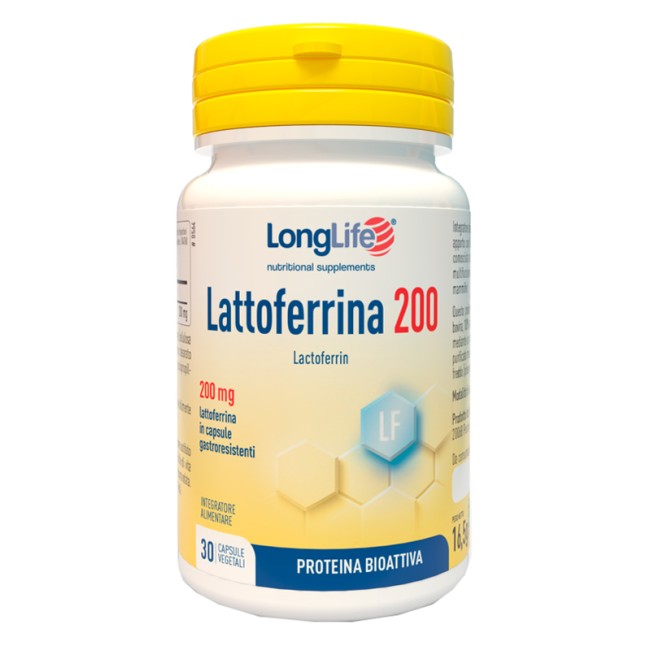 LONGLIFE LATTOFERRINA 200 30 CAPSULE LONGLIFE LATTOFERRINA 200 30 CAPSULE