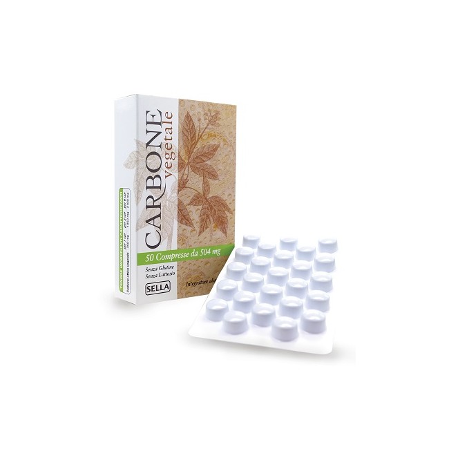CARBONE VEGETALE 50 COMPRESSE CARBONE VEGETALE 50 COMPRESSE