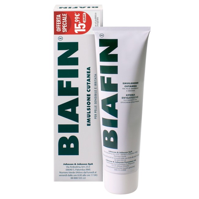 Tubo da 100 ml di Biafin crema idratante emolliente lenitiva per scottature ed eritemi solari. Tubo da 100 ml di Biafin crema idratante emolliente lenitiva per scottature ed eritemi solari.