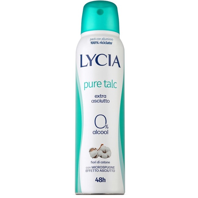 LYCIA SPRAY PURE TALC 150 ML LYCIA SPRAY PURE TALC 150 ML