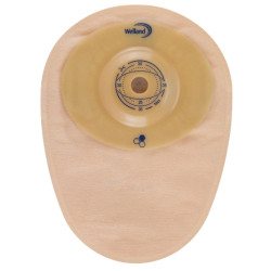 SACCA PER COLOSTOMIA WELLAND AURUM CONVEX COLO MIDI OPACA RITAGLIABILE DIAMETRO 13-35 MM INIZIO CONVESSITA' 35 MM 10 PEZZI