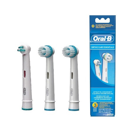 non caricare Oral-B Testine di Ricambio Per Spazzolino Elettrico Ortho Care Essentials