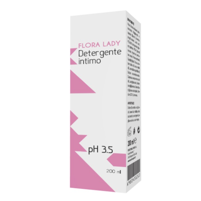 FLORA LADY DETERGENTE INTIMO PH 3,5 200 ML FLORA LADY DETERGENTE INTIMO PH 3,5 200 ML