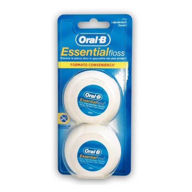 ORALB ESSENTIALFLOSS FILO INTERDENTALE CERATO 2 PEZZI ORALB ESSENTIALFLOSS FILO INTERDENTALE CERATO 2 PEZZI