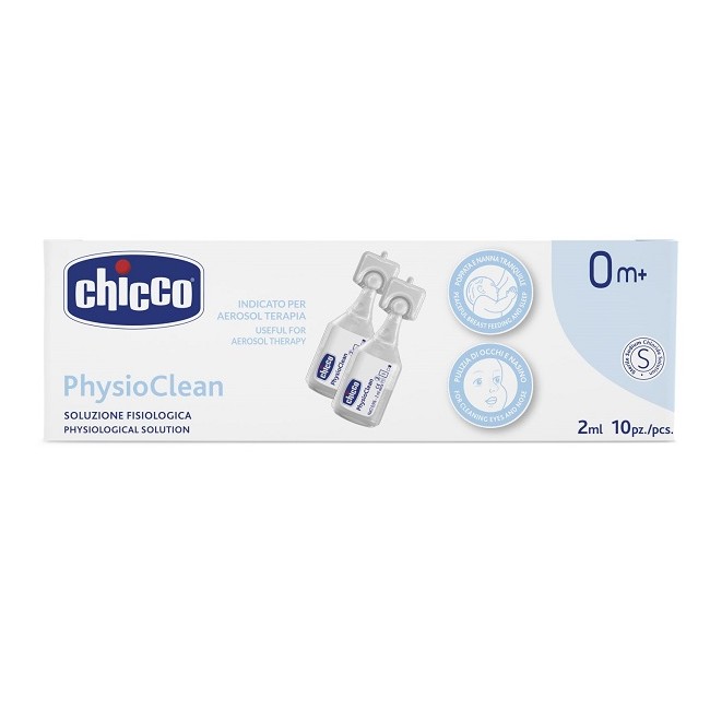 CHICCO SOLUZIONE PHYSIOCLEAN 2 ML 10 PEZZI CHICCO SOLUZIONE PHYSIOCLEAN 2 ML 10 PEZZI