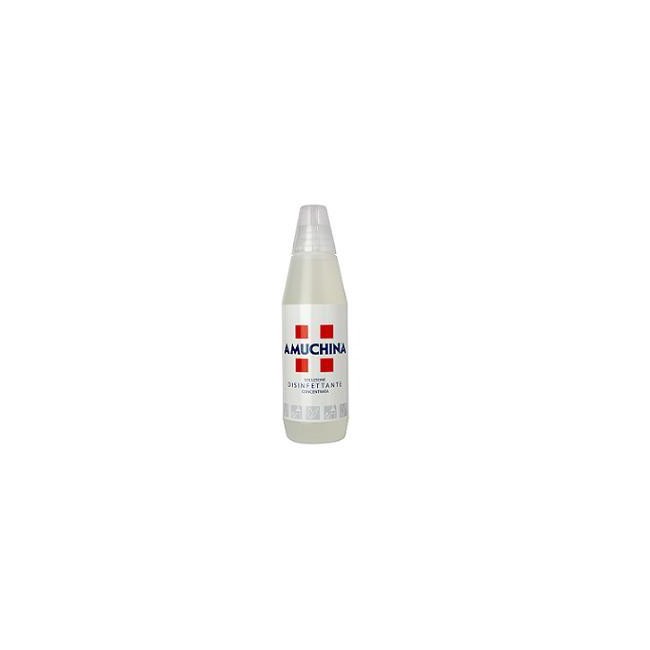DISINFETTANTE IGIENIZZANTE A BASE DI IPOCLORITO DI SODIO ANTIMICROBICO AD AMPIO SPETTRO D'AZIONE AMUCHINA LIQUIDA 100% 1000 ML
