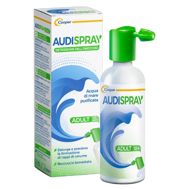 Audispray Adulti Soluzione Salina Igiene Orecchie 50ml Audispray Adulti Soluzione Salina Igiene Orecchie 50ml