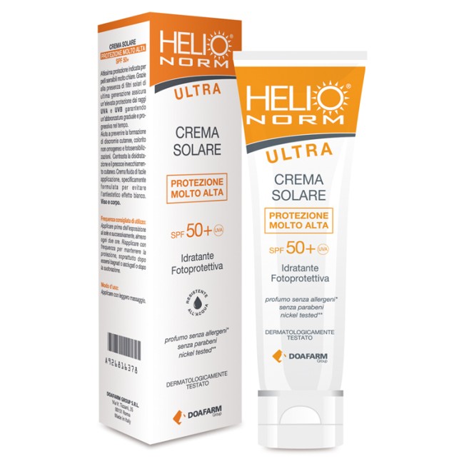 HELIO NORM ULTRA CREMA SOLARE SPF 50+ 100 ML HELIO NORM ULTRA CREMA SOLARE SPF 50+ 100 ML