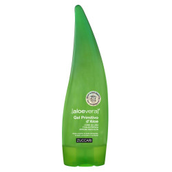 Flacone da 100 ml di Zuccari Gel Primitivo D'Aloe, rimedio idratante per pelle secca.