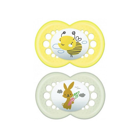 Mam Succhietto Original 16+ Silicone Neutro 2 Pezzi Mam Succhietto Original 16+ Silicone Neutro 2 Pezzi