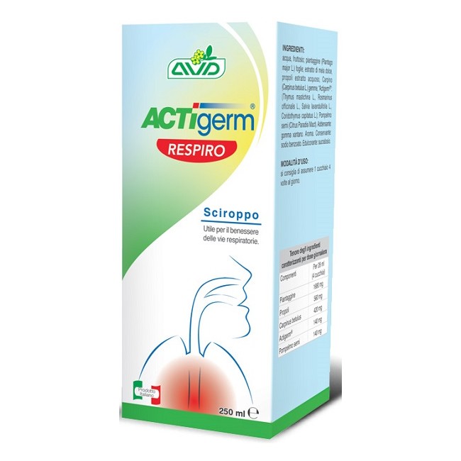 ACTIGERM RESPIRO SCIROPPO 250 ML ACTIGERM RESPIRO SCIROPPO 250 ML