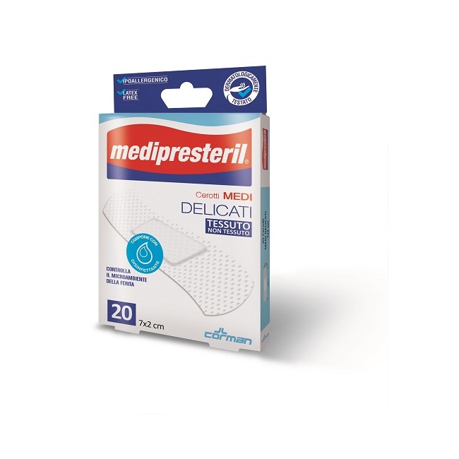CEROTTO MEDIO MEDIPRESTERIL DELICATO TNT 7X2CM 20 PEZZI CEROTTO MEDIO MEDIPRESTERIL DELICATO TNT 7X2CM 20 PEZZI