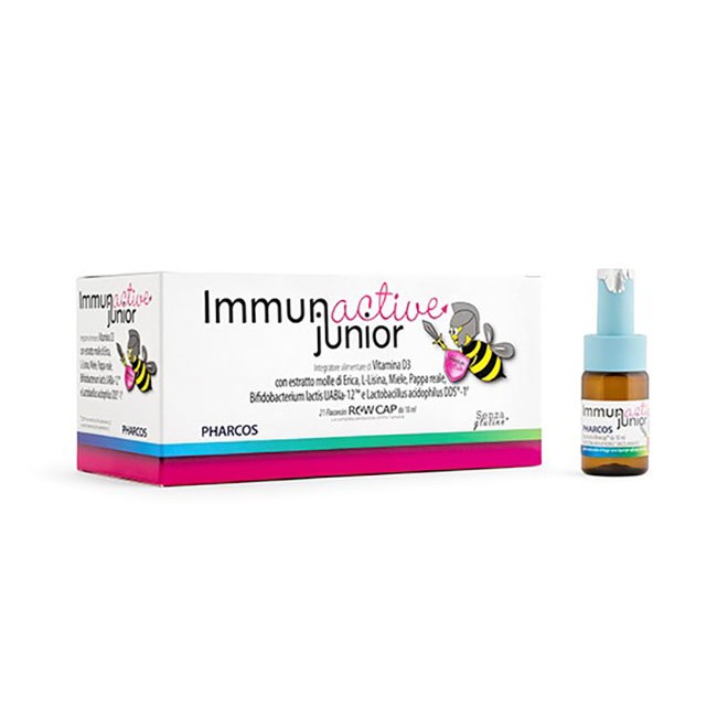 IMMUNACTIVE JUNIOR PHARCOS 21 FIALE 10 ML IMMUNACTIVE JUNIOR PHARCOS 21 FIALE 10 ML