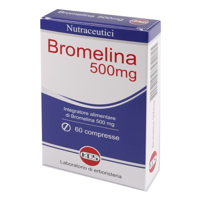 BROMELINA 500 MG 60 COMPRESSE BROMELINA 500 MG 60 COMPRESSE