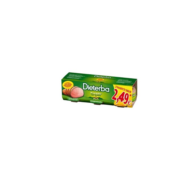 DIETERBA OMOGENEIZZATO PROSCIUTTO 3 PEZZI 80 G DIETERBA OMOGENEIZZATO PROSCIUTTO 3 PEZZI 80 G