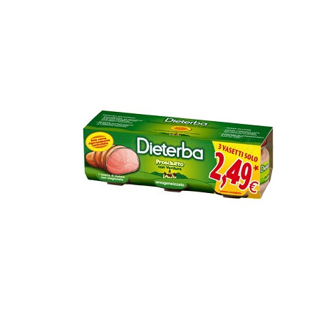 DIETERBA OMOGENEIZZATO PROSCIUTTO 3 PEZZI 80 G DIETERBA OMOGENEIZZATO PROSCIUTTO 3 PEZZI 80 G