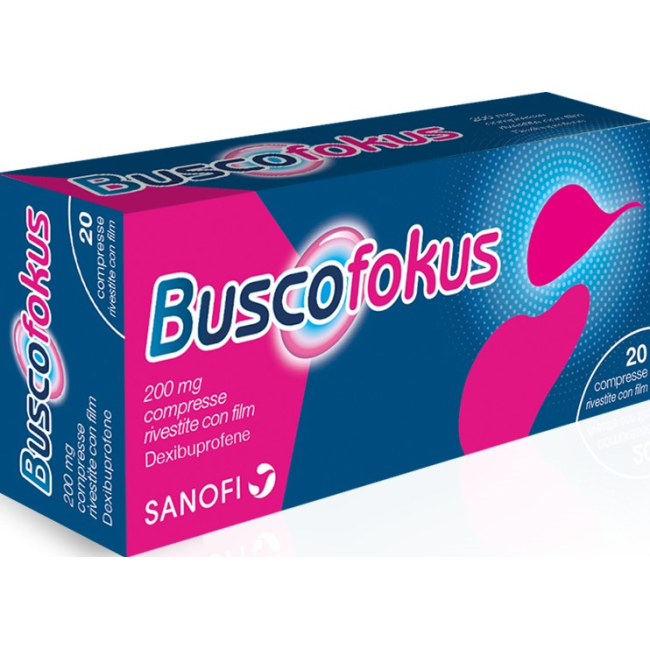 BUSCOFOKUS*20CPR RIV 200MG BUSCOFOKUS*20CPR RIV 200MG