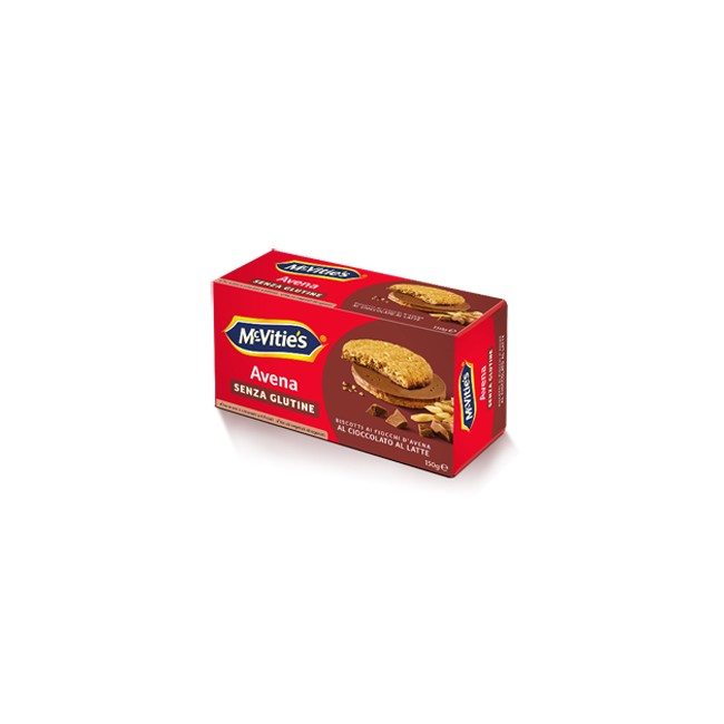 MC VITIE'S AVENA AL CIOCCOLATO AL LATTE SENZA GLUTINE 150 G MC VITIE'S AVENA AL CIOCCOLATO AL LATTE SENZA GLUTINE 150 G