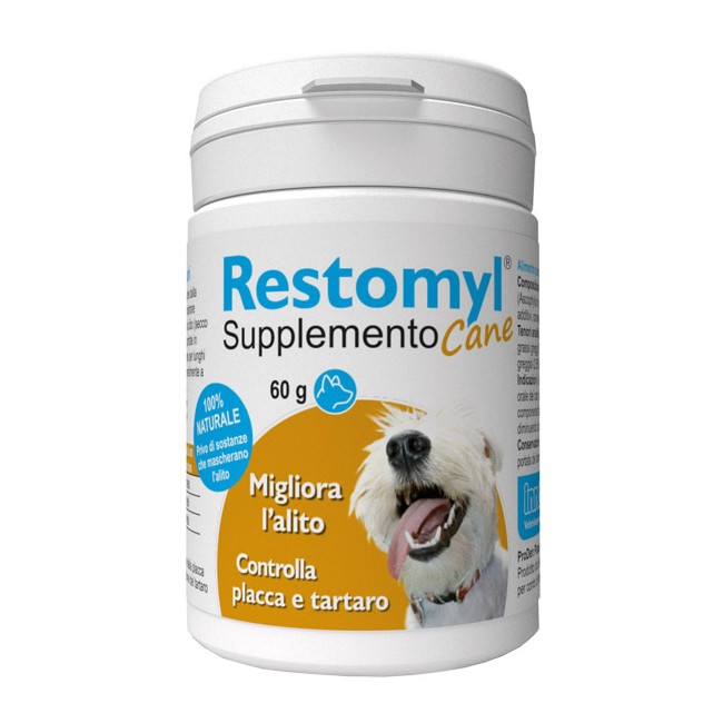 RESTOMYL SUPPLEMENTO CANE FLACONCINO 60 G RESTOMYL SUPPLEMENTO CANE FLACONCINO 60 G