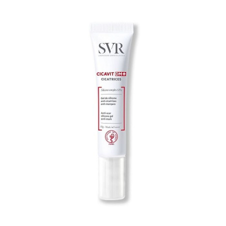 Tubetto da 15 Ml di Svr Cicavit+ Dm Cicatrices crema riparatrice per cicatrici e segni cutanei. Tubetto da 15 Ml di Svr Cicavit+ Dm Cicatrices crema riparatrice per cicatrici e segni cutanei.