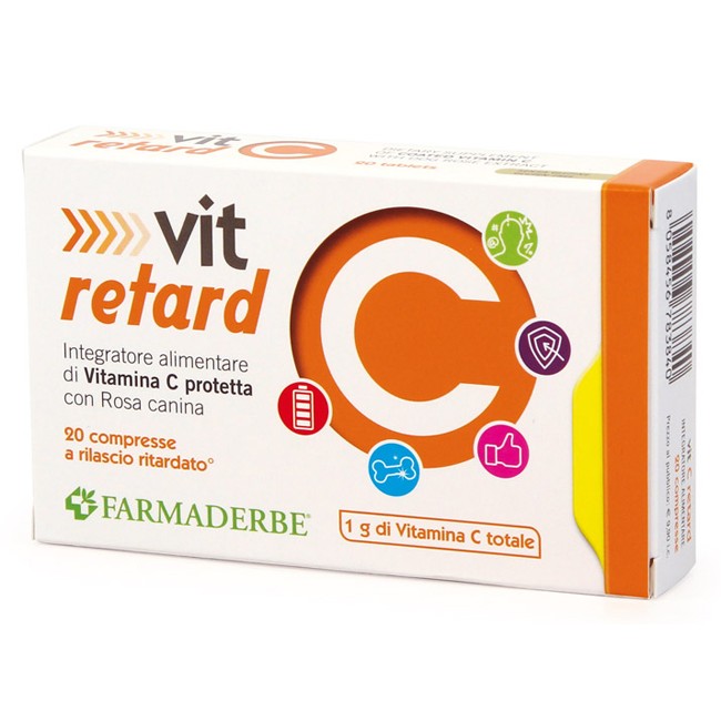 VIT C RETARD 20 COMPRESSE A RILASCIO RITARDATO VIT C RETARD 20 COMPRESSE A RILASCIO RITARDATO