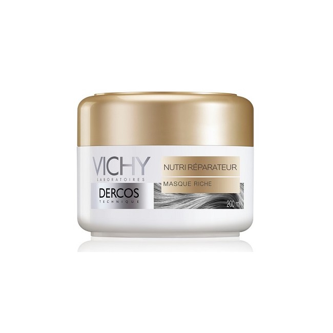 Dercos Maschera Ricca Nutri-Riparatore Keratino Complex + 3 Oli Di Origine Vegetale 200ml Dercos Maschera Ricca Nutri-Riparatore Keratino Complex + 3 Oli Di Origine Vegetale 200ml
