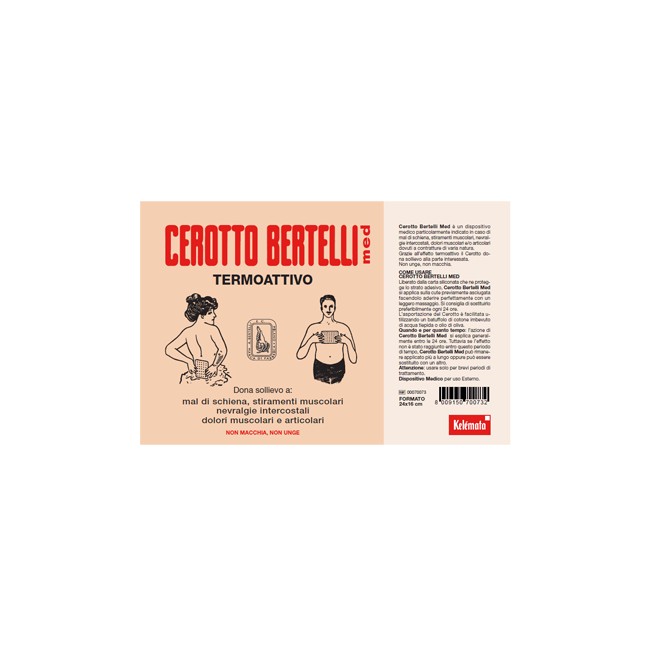 BERTELLI CEROTTO MED GRANDE 24 X 16 CM BERTELLI CEROTTO MED GRANDE 24 X 16 CM