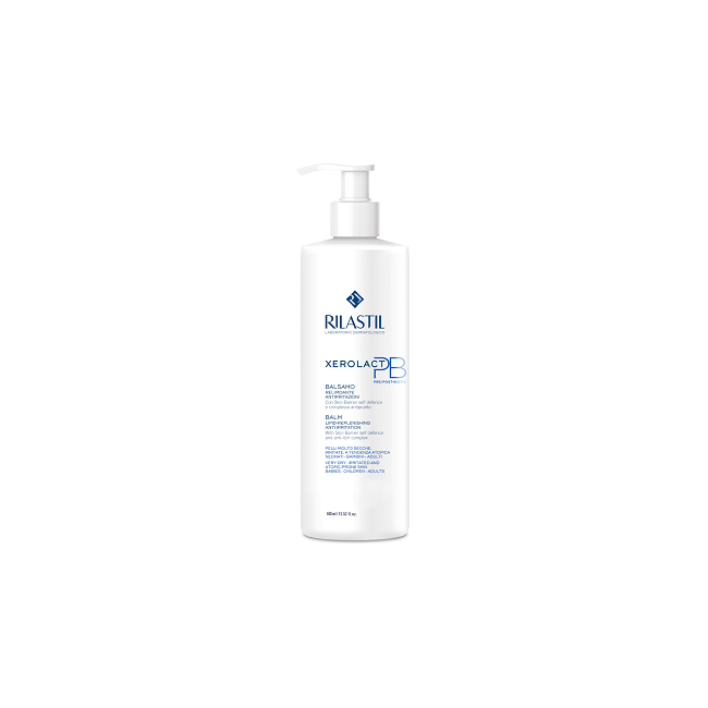 Flacone da 400 ml di RIlastil Xerolact PB Balsamo Flacone da 400 ml di RIlastil Xerolact PB Balsamo
