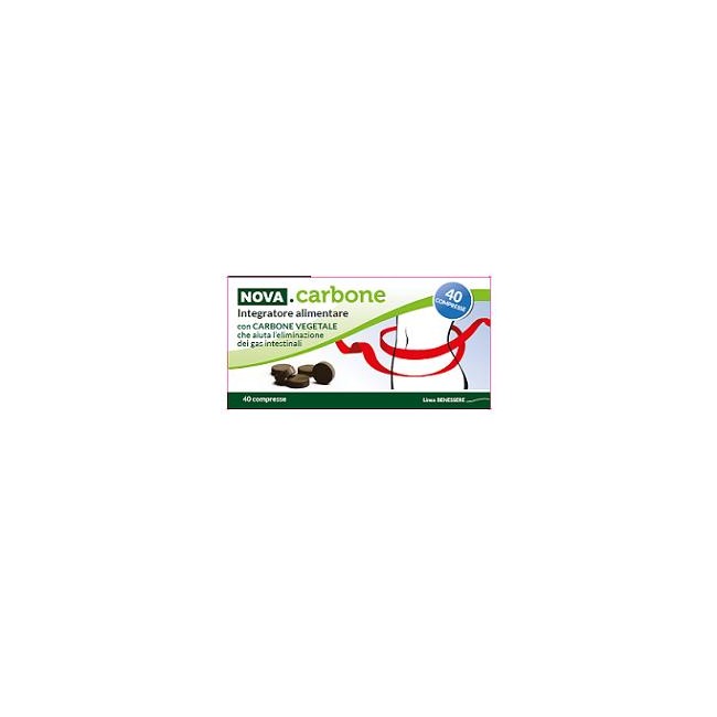 NOVA CARBONE VEGETALE 40 COMPRESSE NOVA CARBONE VEGETALE 40 COMPRESSE