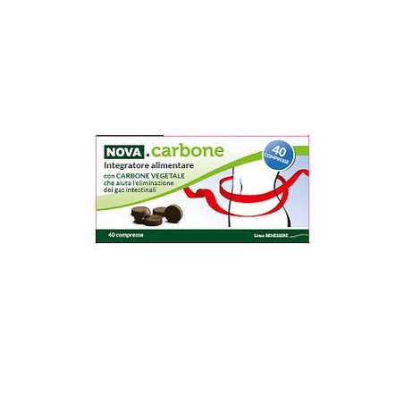 NOVA CARBONE VEGETALE 40 COMPRESSE