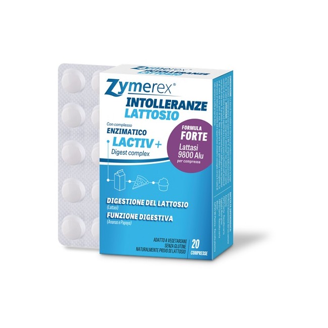 ZYMEREX INTOLLERANZE LATTOSIO 20 COMPRESSE RIVESTITE ZYMEREX INTOLLERANZE LATTOSIO 20 COMPRESSE RIVESTITE