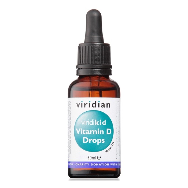 VIRIDIAN VIRIDIKID VITAMIN D3 400UI GOCCE 30ML VIRIDIAN VIRIDIKID VITAMIN D3 400UI GOCCE 30ML