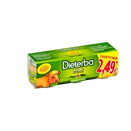 DIETERBA OMOGENEIZZATO VITELLO 3 PEZZI 80 G DIETERBA OMOGENEIZZATO VITELLO 3 PEZZI 80 G