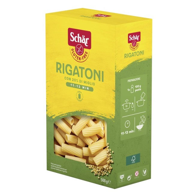Schar Pasta Senza Glutine Rigatoni 500g Schar Pasta Senza Glutine Rigatoni 500g