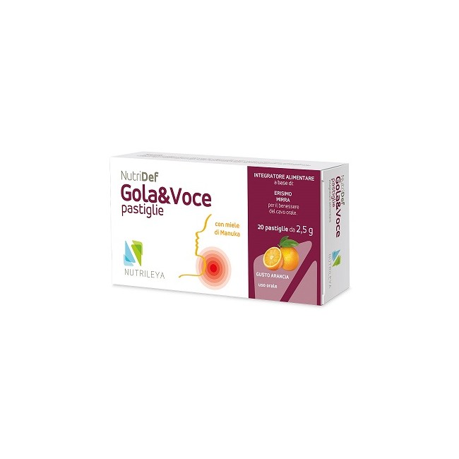 NUTRIDEF GOLA & VOCE ARANCIA 20 PASTIGLIE NUTRIDEF GOLA & VOCE ARANCIA 20 PASTIGLIE