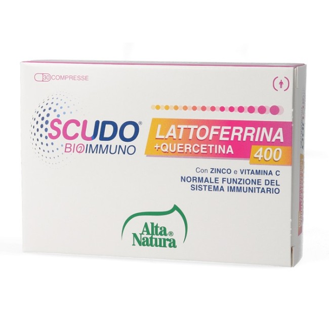 SCUDO LATTOFERRINA + QUERCETINA 400 30 COMPRESSE SCUDO LATTOFERRINA + QUERCETINA 400 30 COMPRESSE