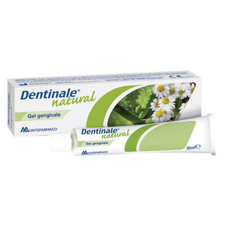 Tubo da 20 ml di Dentinale Natural, gel per la salute gengivale dei bambini. Tubo da 20 ml di Dentinale Natural, gel per la salute gengivale dei bambini.