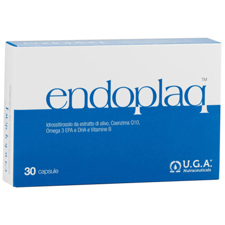 Confezione da 30 capsule di Endoplaq integratore contro stanchezza e stress. Confezione da 30 capsule di Endoplaq integratore contro stanchezza e stress.