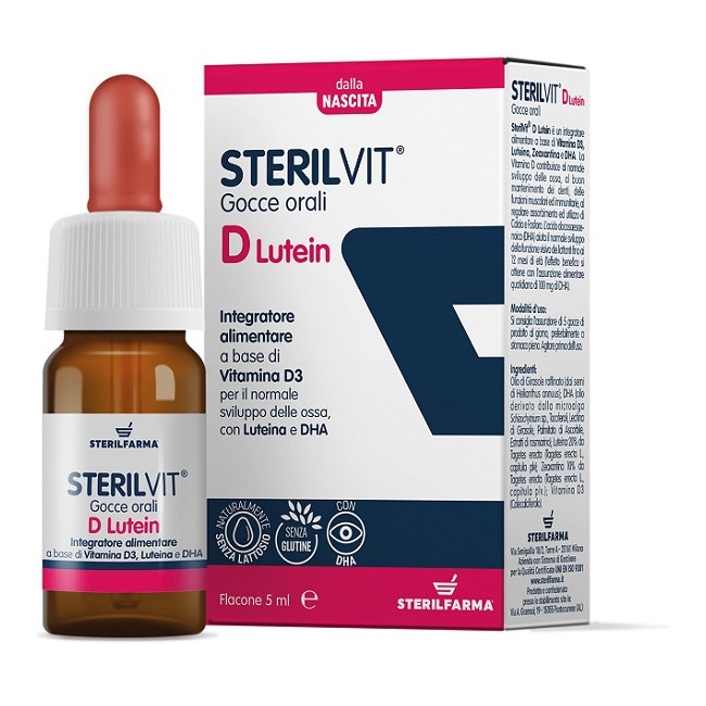 STERILVIT D LUTEIN DHA GOCCE 5 ML STERILVIT D LUTEIN DHA GOCCE 5 ML